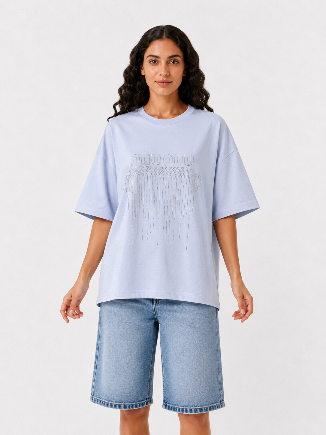 تیشرت باکسی MiuMiu