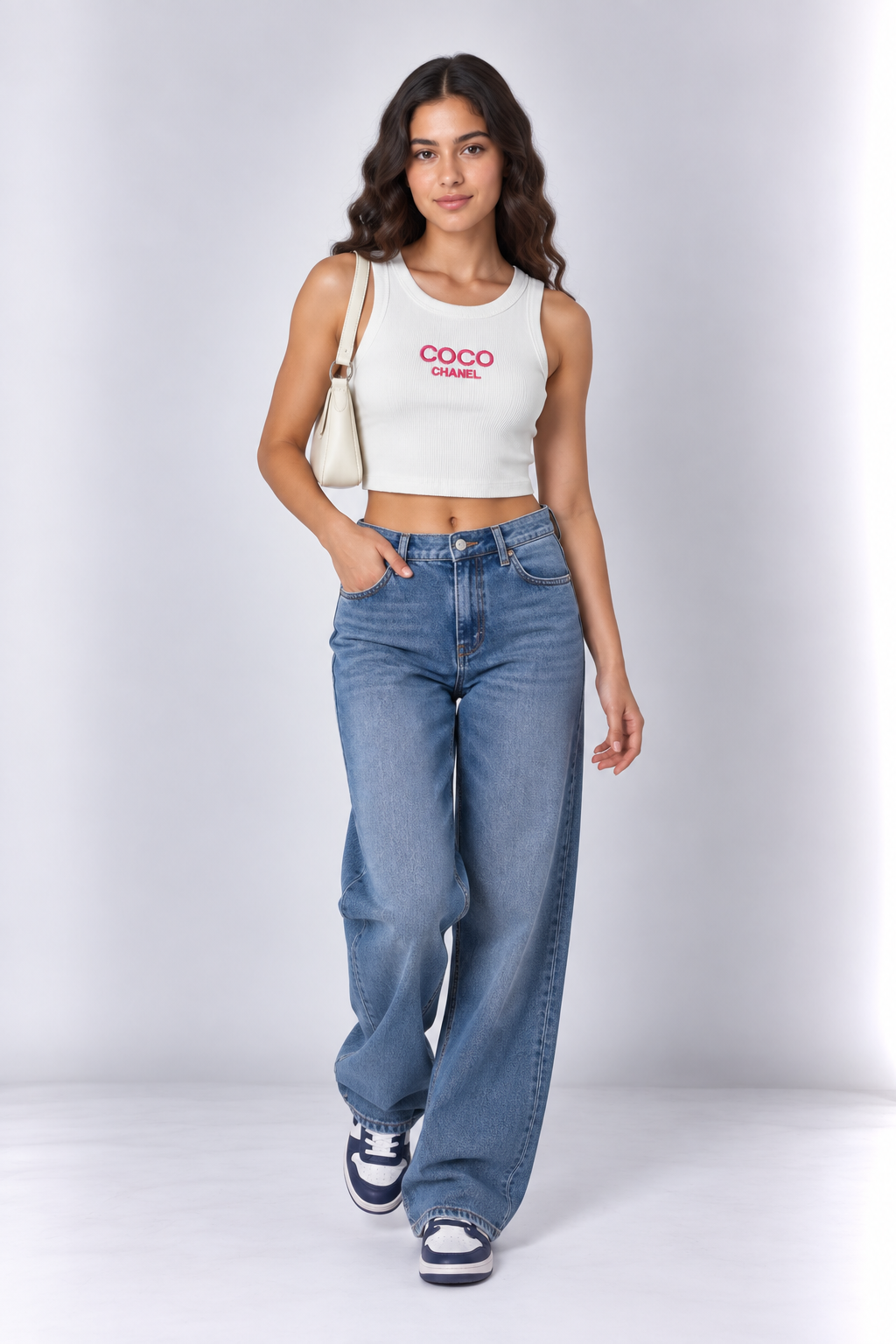 کراپ تاپ coco chanel