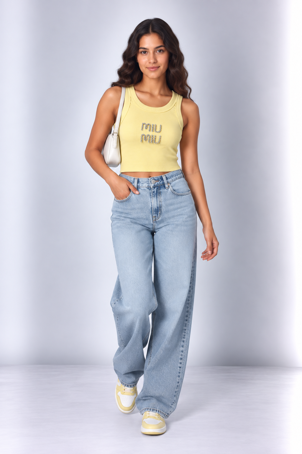 کراپ تاپ miu miu
