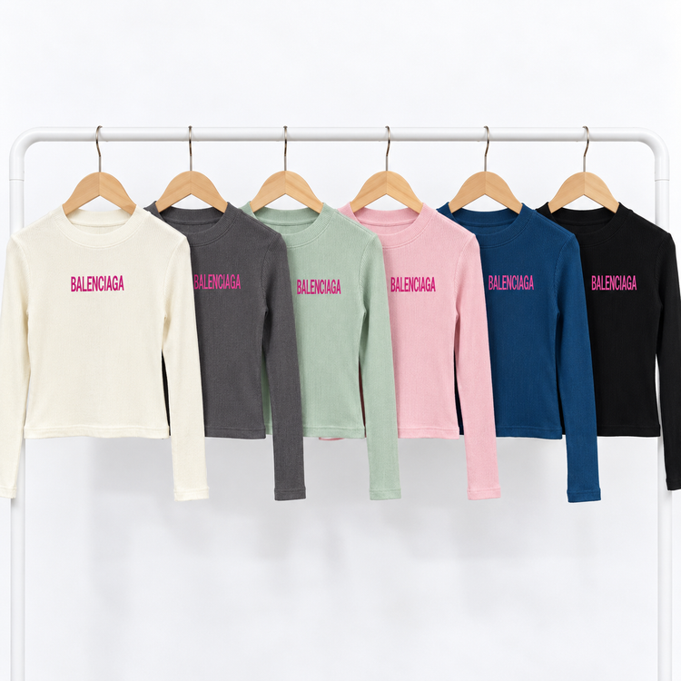 کراپ استین بلند Balenciaga