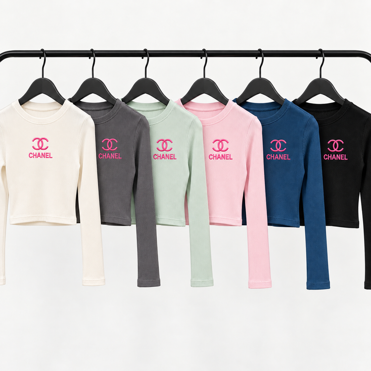 کراپ استین بلند Chanel
